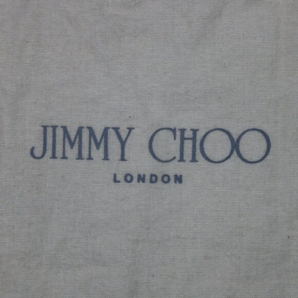 Jimmy Choo 14x10 Cream Drawstring Dust Bag - Picture 4 of 5